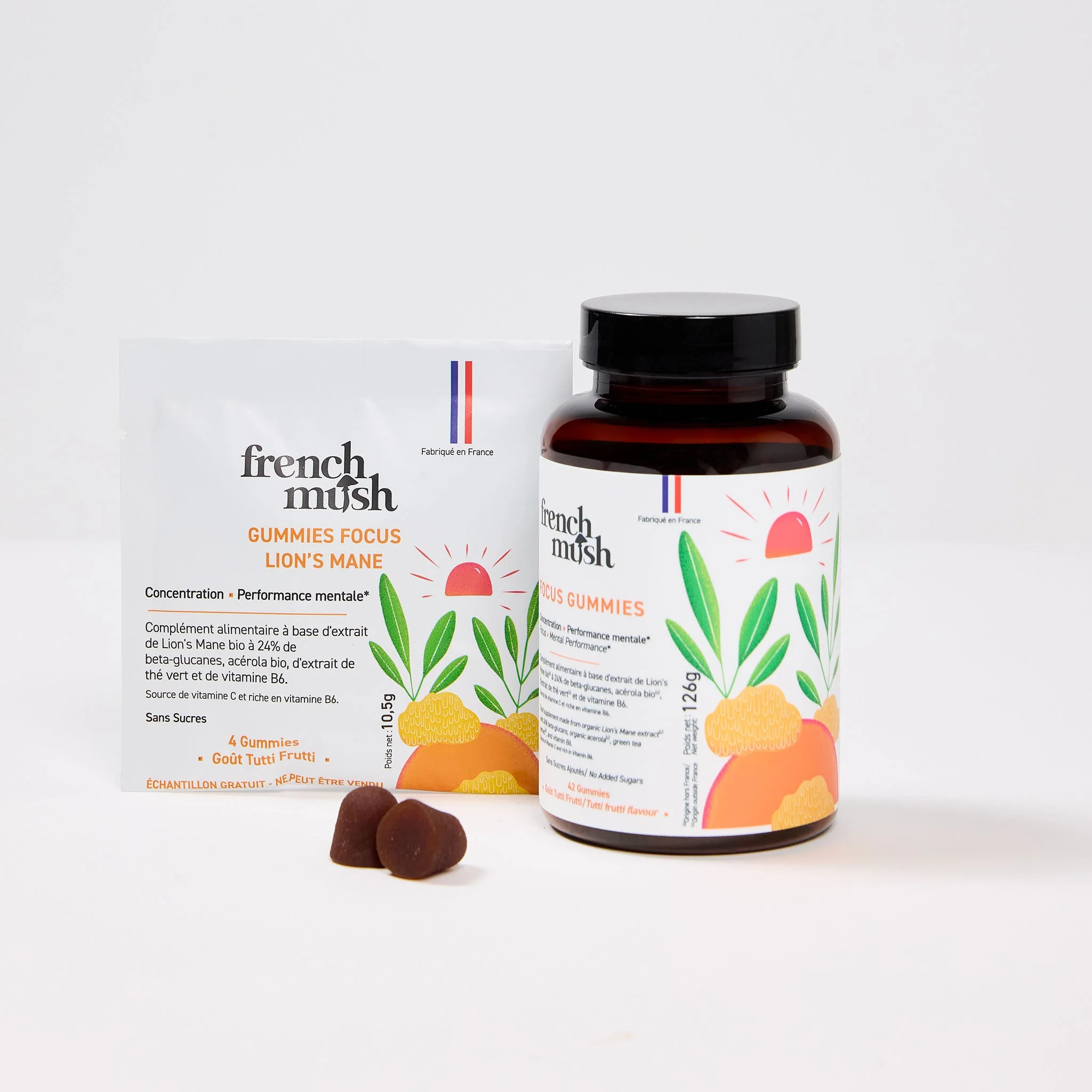 Échantillon Gummies Focus